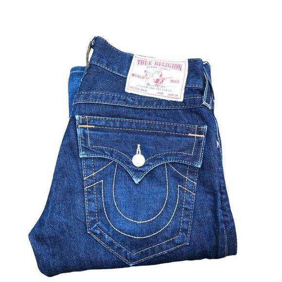 True Religion Jeans Size 29 BILLY Blue - Picture 3 of 6